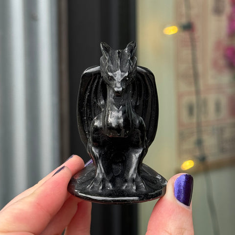 Ravenstone Crystals Obsidian Dragon "Kelsey"
