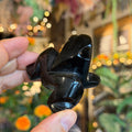 Ravenstone Crystals Obsidian Frog "Naveen"