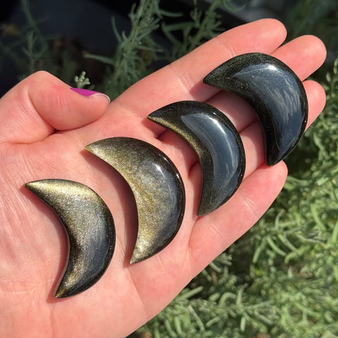 Ravenstone Crystals Obsidian Moon