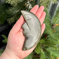 Ravenstone Crystals Obsidian Moon Face "Callisto"