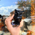 Ravenstone Crystals Obsidian Owl "Allie"