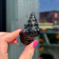 Ravenstone Crystals Obsidian Seashell
