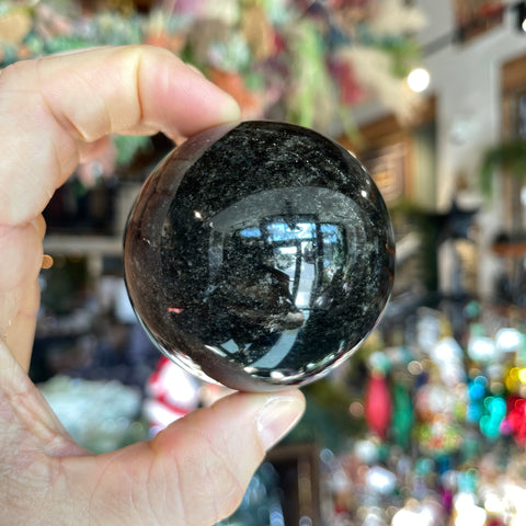 Ravenstone Crystals Obsidian Sphere "Brooke"