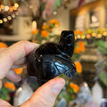 Ravenstone Crystals Obsidian Turtle "Blossom"