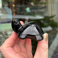 Ravenstone Crystals Obsidian Turtle "Tina"