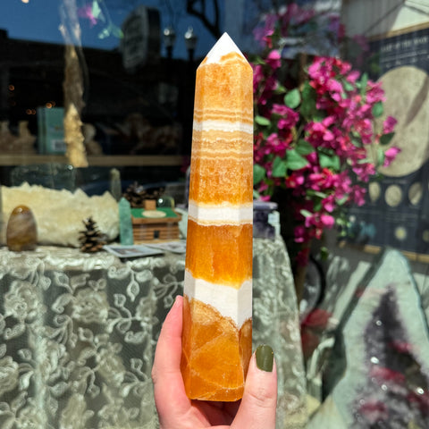 Ravenstone Crystals Orange Calcite "Christie"