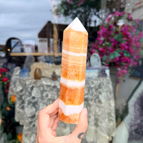 Ravenstone Crystals Orange Calcite "Doreen"