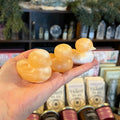 Ravenstone Crystals Orange Calcite Duck