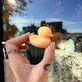 Ravenstone Crystals Orange Calcite Duck