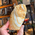 Ravenstone Crystals Orange Calcite Eagle "Ernie"