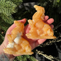 Ravenstone Crystals Orange Calcite Horse