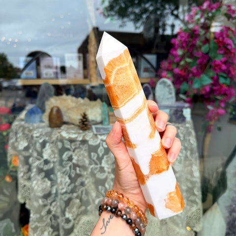 Ravenstone Crystals Orange Calcite "Jerry"