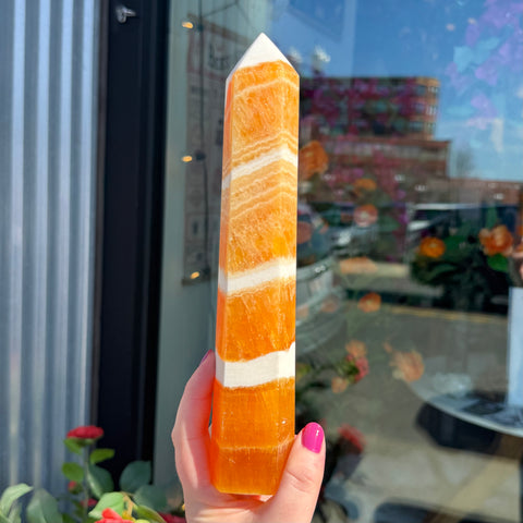 Ravenstone Crystals Orange Calcite "Joy"