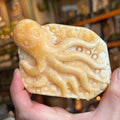 Ravenstone Crystals Orange Calcite Octopus "Maisie"