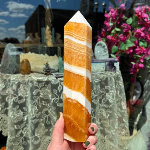 Ravenstone Crystals Orange Calcite "Robyn"