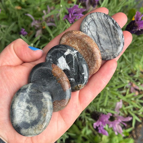 Ravenstone Crystals Picasso Jasper Worry Stone | Thumb Stone