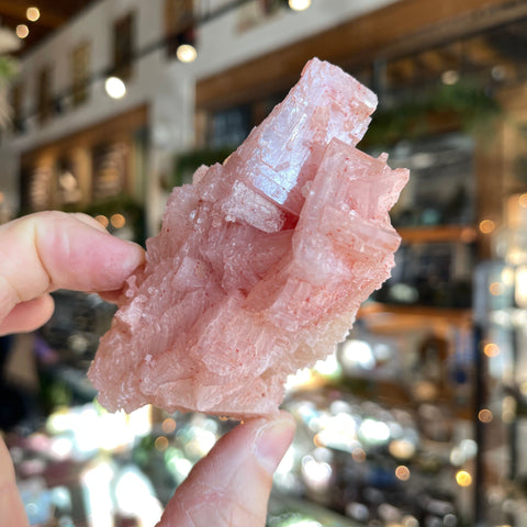Ravenstone Crystals Pink Halite "Betty"