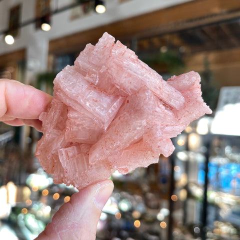 Ravenstone Crystals Pink Halite "Sandy"