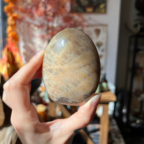 Ravenstone Crystals Pink Moonstone "Belle"