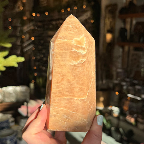 Ravenstone Crystals Pink Moonstone "Liz"