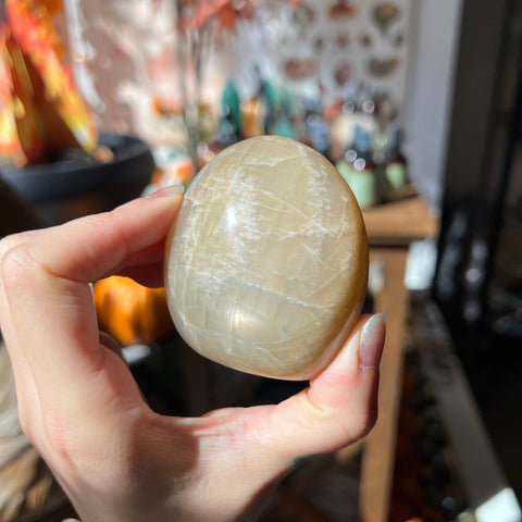 Ravenstone Crystals Pink Moonstone "Robin"