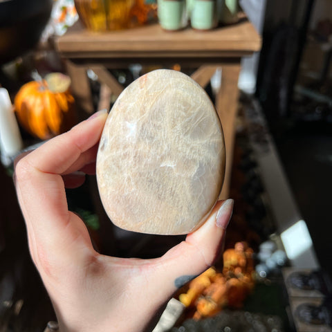 Ravenstone Crystals Pink Moonstone "Zach"