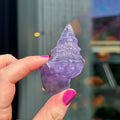 Ravenstone Crystals Purple Fluorite Seashell