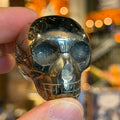 Ravenstone Crystals Pyrite Skull "Alice"