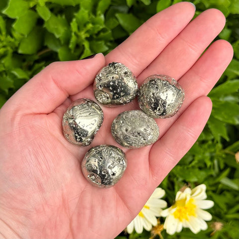 Ravenstone Crystals Pyrite Tumble