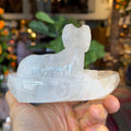 Ravenstone Crystals Quartz Ram Ashtray "Aries"