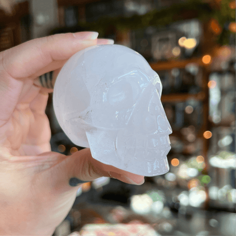 Ravenstone Crystals Quartz Skull "Gregory"