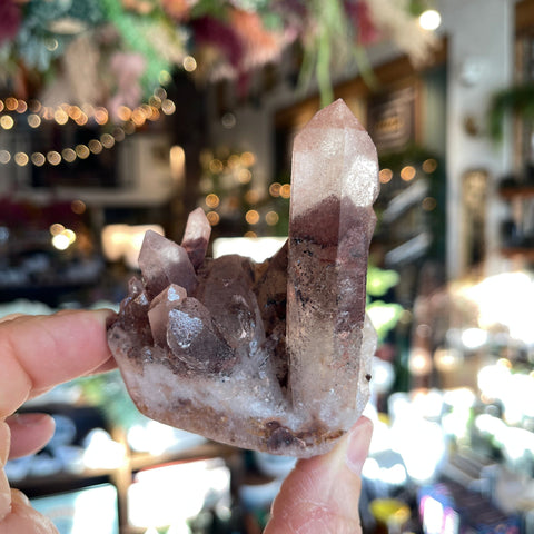 Ravenstone Crystals Red Phantom Quartz "Geraldine"
