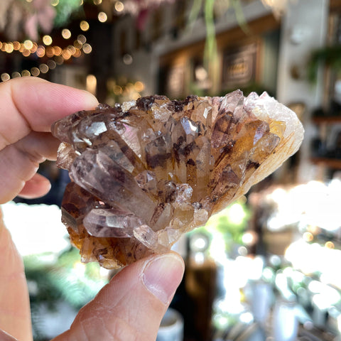 Ravenstone Crystals Red Phantom Quartz "Hestia"