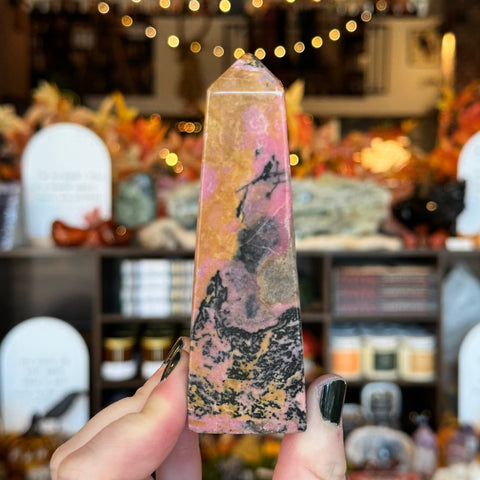 Ravenstone Crystals Rhodonite "Elena"