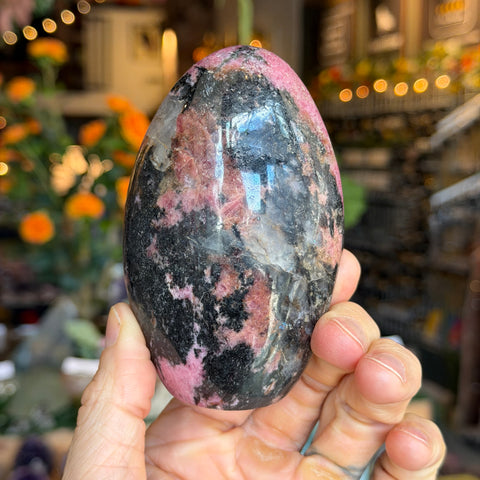 Ravenstone Crystals Rhodonite "Ellen"