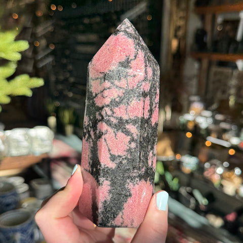 Ravenstone Crystals Rhodonite "Jill"