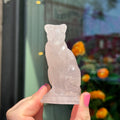 Ravenstone Crystals Rose Quartz Cat