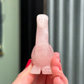 Ravenstone Crystals Rose Quartz Dinosaur "Chase"
