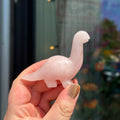 Ravenstone Crystals Rose Quartz Dinosaur "Luella"