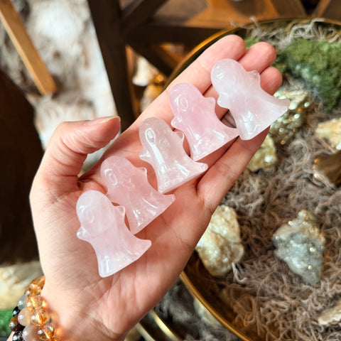 Ravenstone Crystals Rose Quartz Ghost