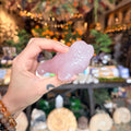 Ravenstone Crystals Rose Quartz Seal "Irene"