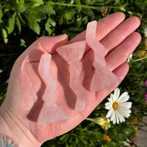 Ravenstone Crystals Rose Quartz Witch's Broom