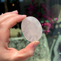 Ravenstone Crystals Rose Quartz Worry Stone | Thumb Stone