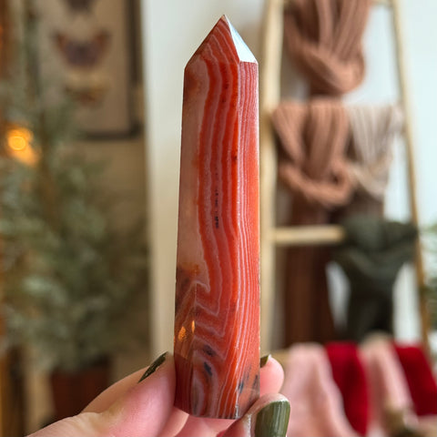 Ravenstone Crystals Sardonyx Point "Donald"