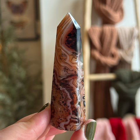 Ravenstone Crystals Sardonyx Point "Emmanuel"