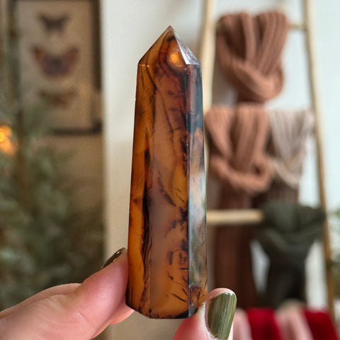 Ravenstone Crystals Sardonyx Point "Ernest"