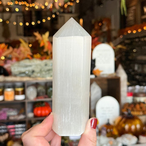 Ravenstone Crystals Selenite Tower