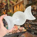 Ravenstone Crystals Selenite Triple Moon Dish
