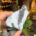 Ravenstone Crystals Silver in Calcite "Angela"