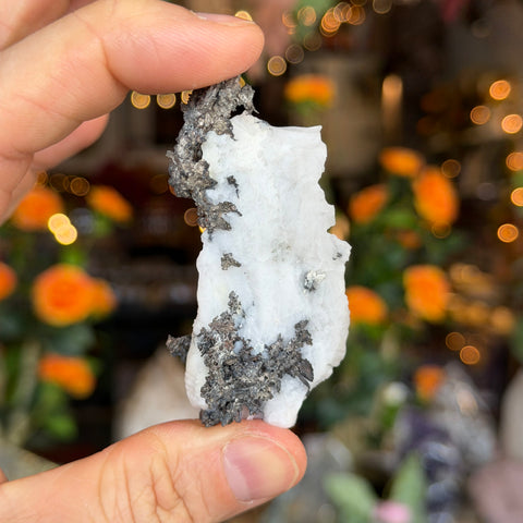 Ravenstone Crystals Silver in Calcite "Orion"